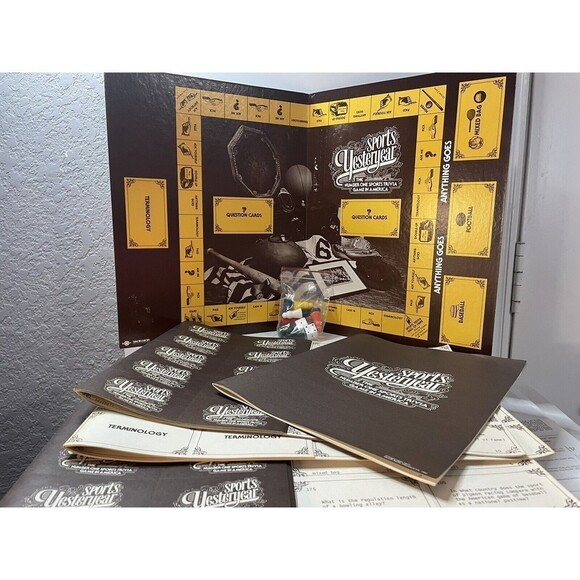 Vintage Sports Yesteryear Trivia Game 1997 Rare Condition is a board game - Picture 9 of 10